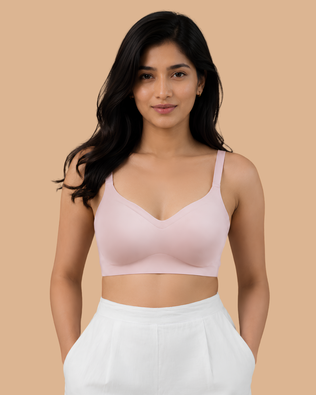 SHAPE Signature Seamless Bra, wide coverage and wire-free