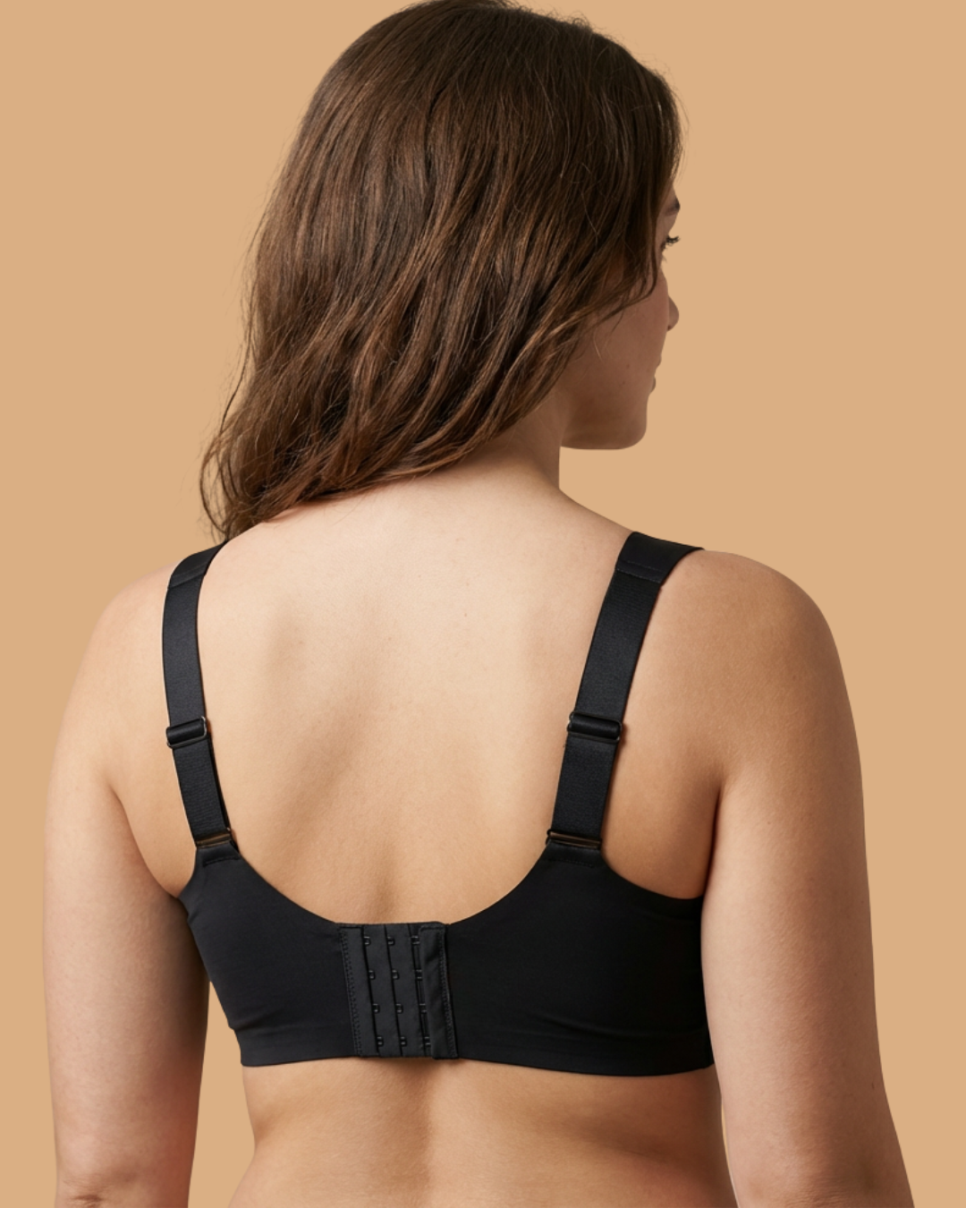 SHAPE Plus Size Sculpting Bra worn by a model