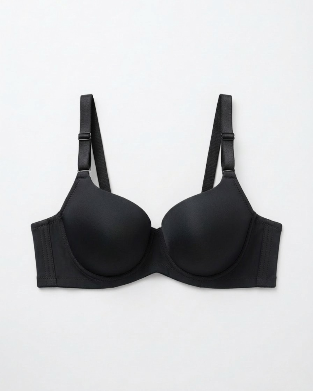 Comfort Curve Bra in Black, detail view — SHAPE Lingerie